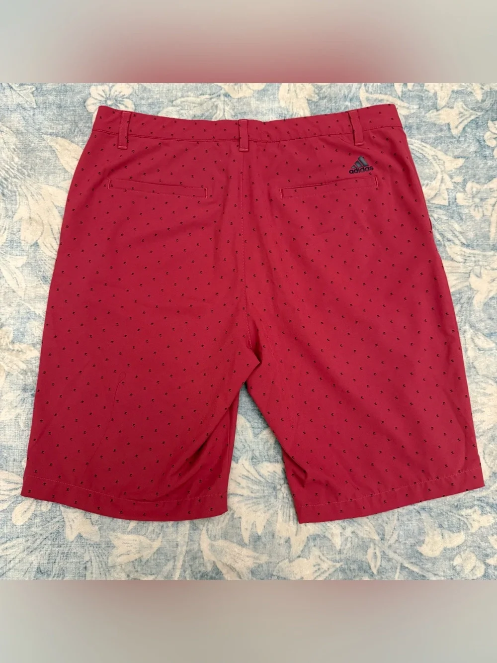 Adidas Men's Red Patterned golf/sport Shorts size 32